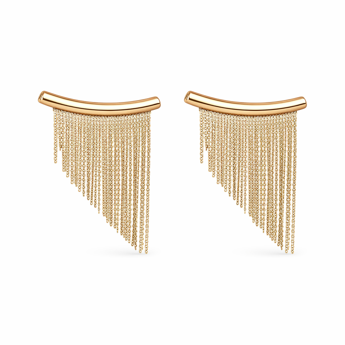 Dazzling Fringe Statement Earrings Default