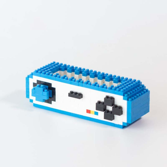 DIY Switch Game Case: Build & Enjoy!: red, white brick-built toy game controller, pixelated retro game controller style