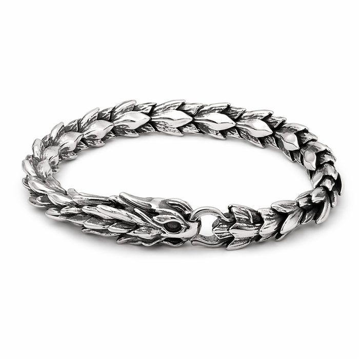Dragon Keel Bracelet with Silver Plating Silver