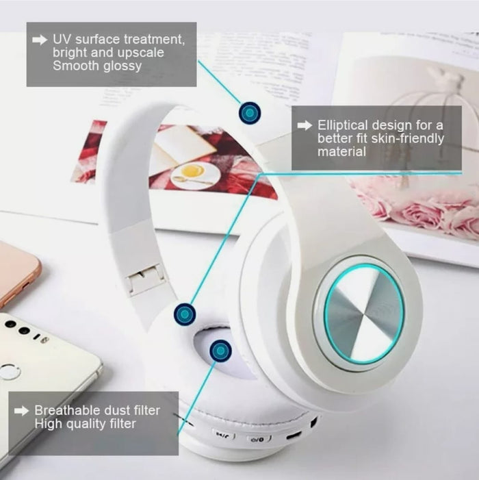 Dragon Z10 Bluetooth Headphones with Color Changing Feature: black, red over-ear headphones, modern style
