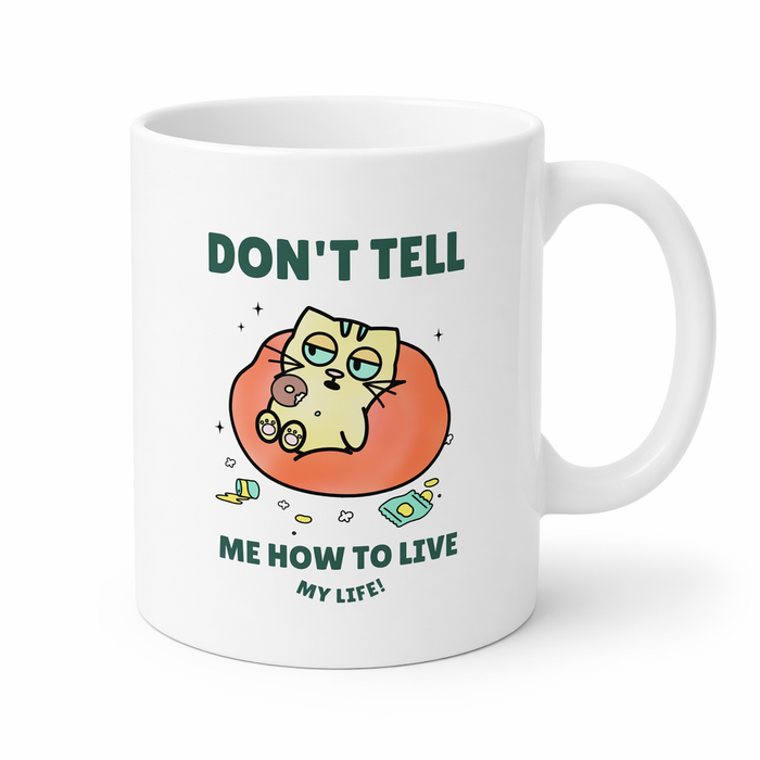 Empower Me to Live the Life I Choose Cat Coffee Tea Mug Default