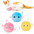 Engaging Soft Ball Toy for Furry Companions Blue