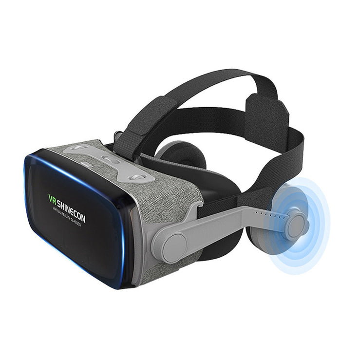 Enhance Gaming Experience with 3D Stereo Dragon Storm 7 Headset: black, gray virtual reality headset, modern tech style