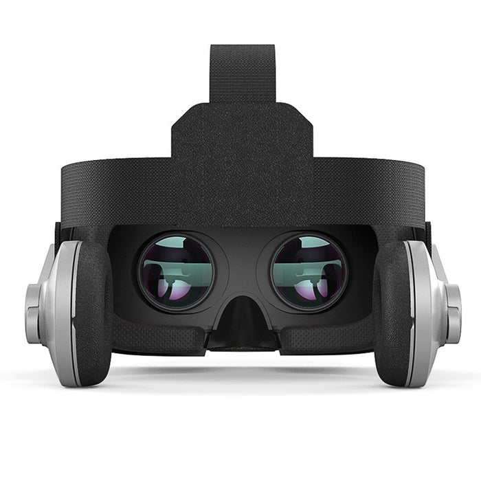 Enhance Gaming Experience with 3D Stereo Dragon Storm 7 Headset: black, gray virtual reality headset, modern tech style
