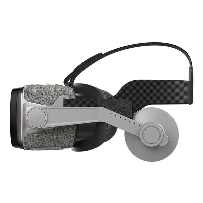 Enhance Gaming Experience with 3D Stereo Dragon Storm 7 Headset: black, gray virtual reality headset, modern tech style