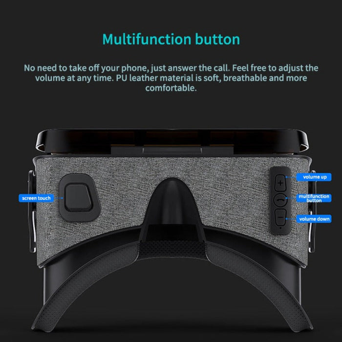 Enhance Gaming Experience with 3D Stereo Dragon Storm 7 Headset: black, gray virtual reality headset, modern tech style