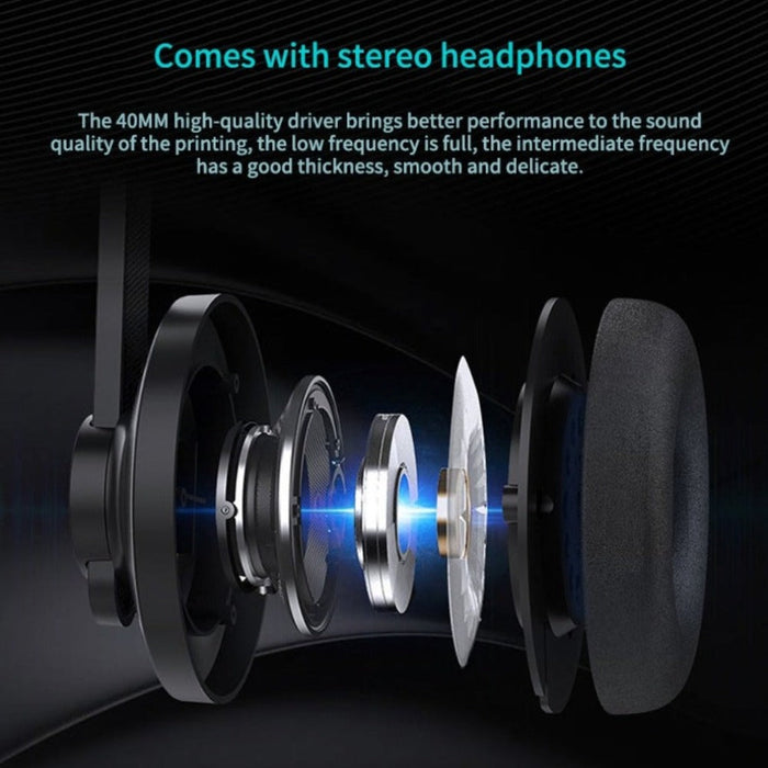Enhance Gaming Experience with 3D Stereo Dragon Storm 7 Headset: black, gray virtual reality headset, modern tech style