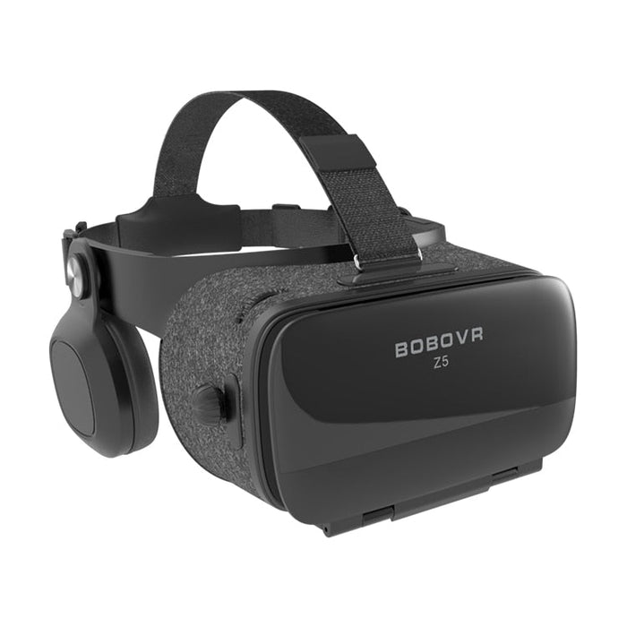 Enhanced 3D Gaming Headset, Dragon ZX5 Stereo Sound: black, dark gray VR headset, minimal modern style