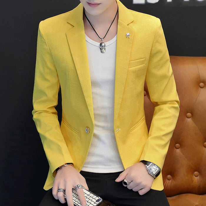 Everyday Casual Men's Jacket: white, silver blazer jacket, smart casual style
