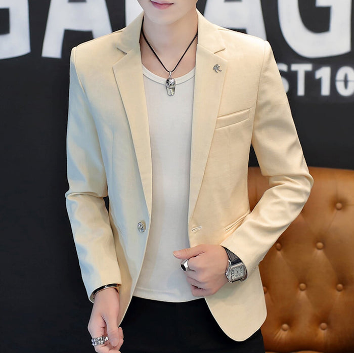Everyday Casual Men's Jacket: white, silver blazer jacket, smart casual style