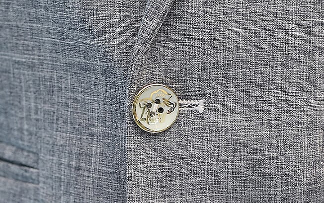 Everyday Casual Men's Jacket: white, silver blazer jacket, smart casual style