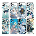 Faruzan Genshin Impact Phone Case: teal, aqua anime-style female character, anime, cartoon, fantasy style