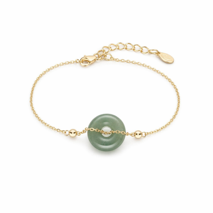 Fashion Bracelet with Charming Jade Design Default