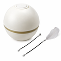 Feather LED Pet Ball with Illumination White