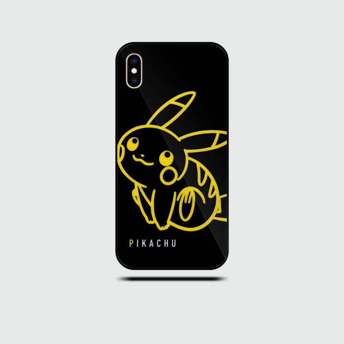 Flexible TPU Phone Case with Accurate Cutouts: black, hot pink Mew character, cartoon style