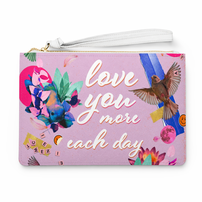 Floral Vegan Clutch Bag with Lovelier You Default