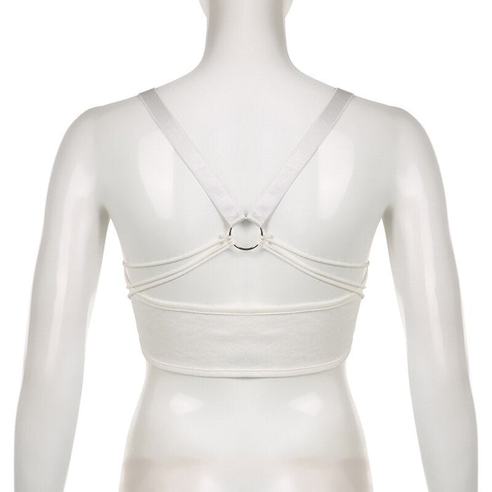 Fluttery Butterfly Lace Corset Camis: white butterfly, feminine, whimsical style