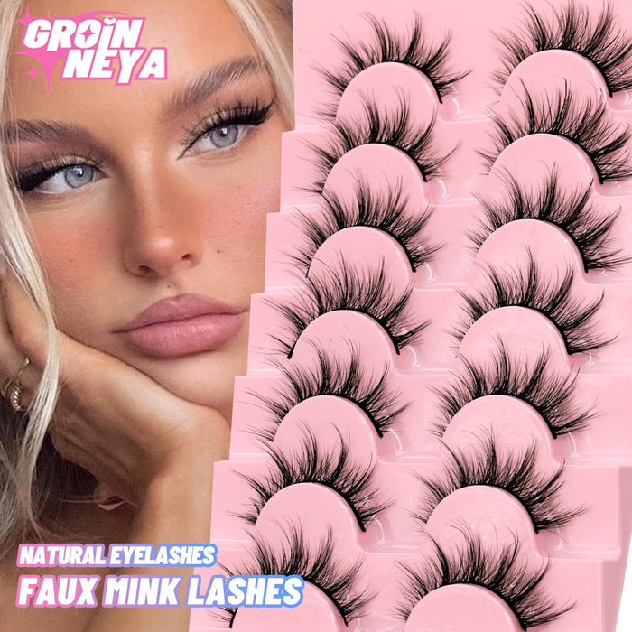 Fluttery Falsies Fit for a Queen: black, pink false eyelash set, glamorous, dramatic style