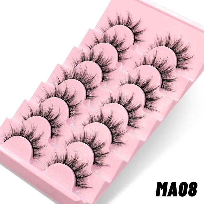 Fluttery Falsies Fit for a Queen: black, pink false eyelash set, glamorous, dramatic style