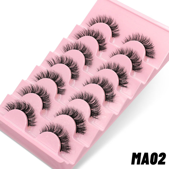 Fluttery Falsies Fit for a Queen: black, pink false eyelash set, glamorous, dramatic style