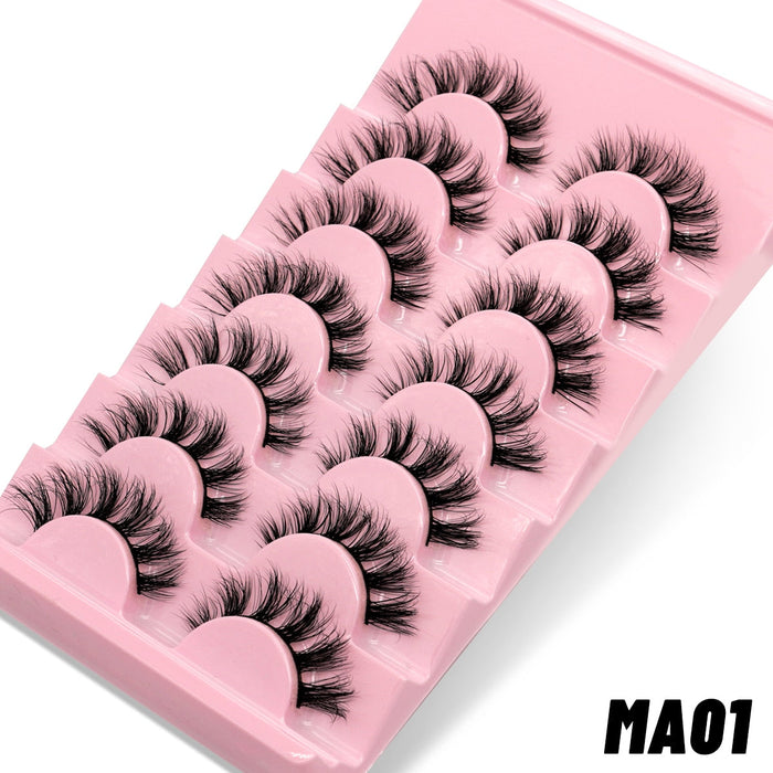 Fluttery Falsies Fit for a Queen: black, pink false eyelash set, glamorous, dramatic style