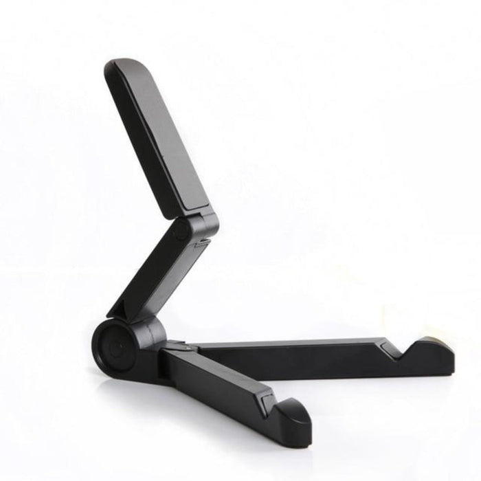Foldable Stand for iPad and Tablet, Versatile and Adjustable Solution for Any Device: white, black tablet stand, minimal styl