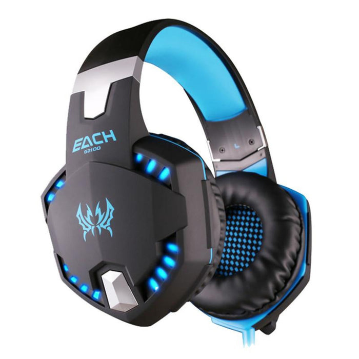 G21Z Vibrating LED Gaming Headset with Mic, Dragon Stealth: black, dark gray over-ear gaming headset with boom microphone, fu