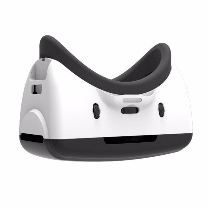 G6 VR Stereo Dragon Magic Gaming Headset with 3D: white, black virtual reality headset, modern tech style