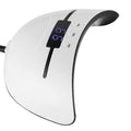 Gel Nail Curing Lamp, Acrylic UV LED for Effortless Nails: white, black UV/LED nail lamp, modern beauty tool style