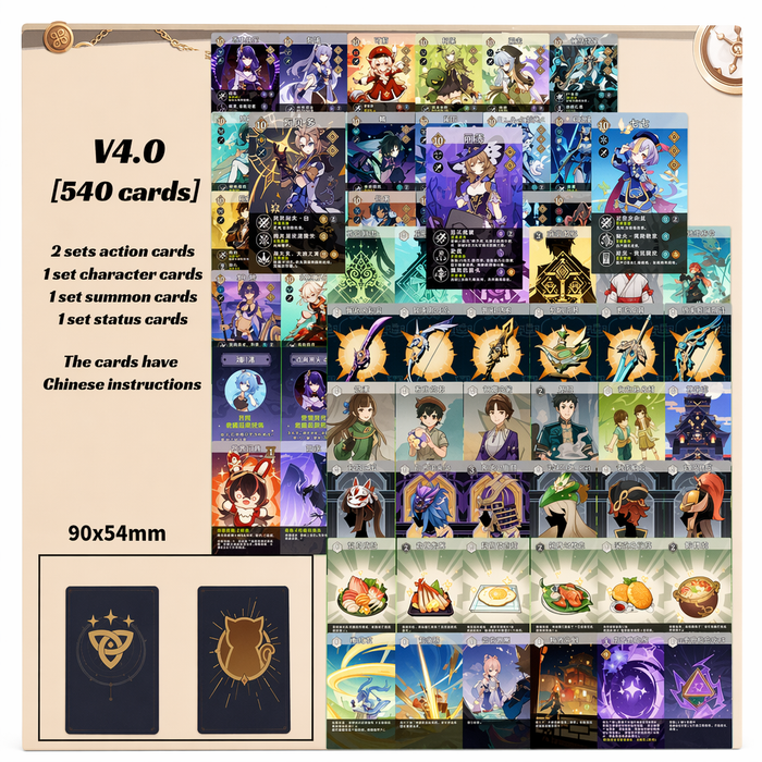 Genshin Impact TCG Cards and Dice Default