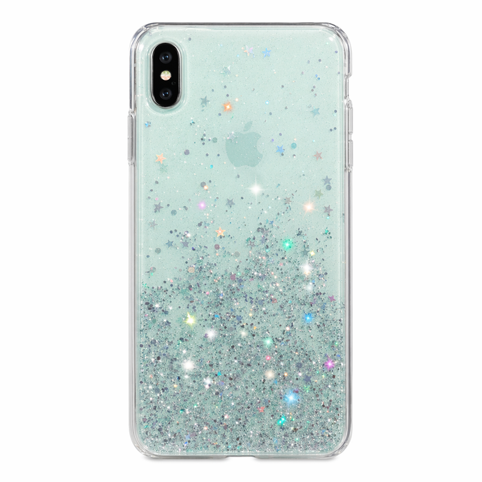 Glittering Sequin Phone Case - Clear Default