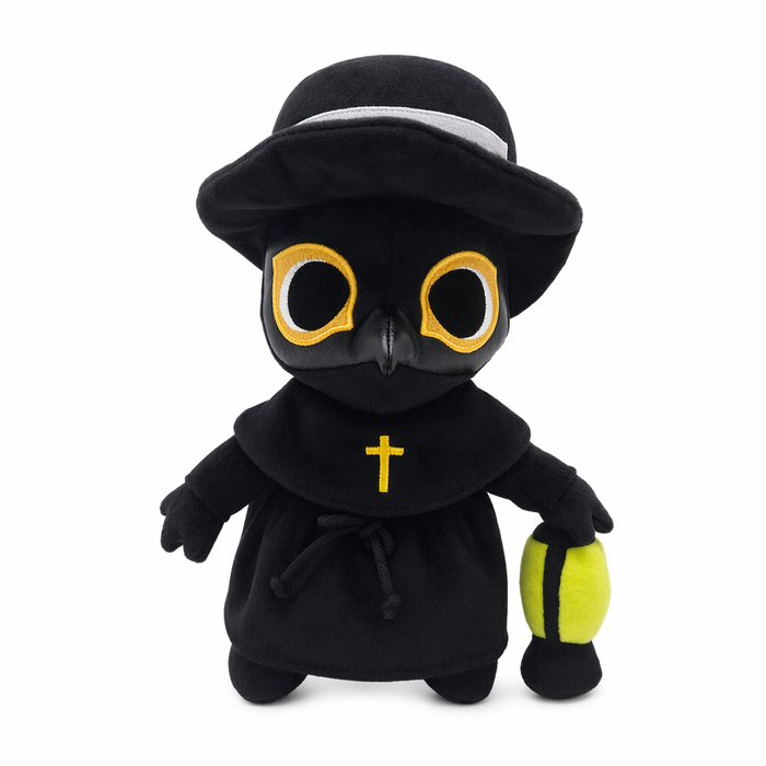Glow in the Dark Plague Doctor Plush Toy Yellow