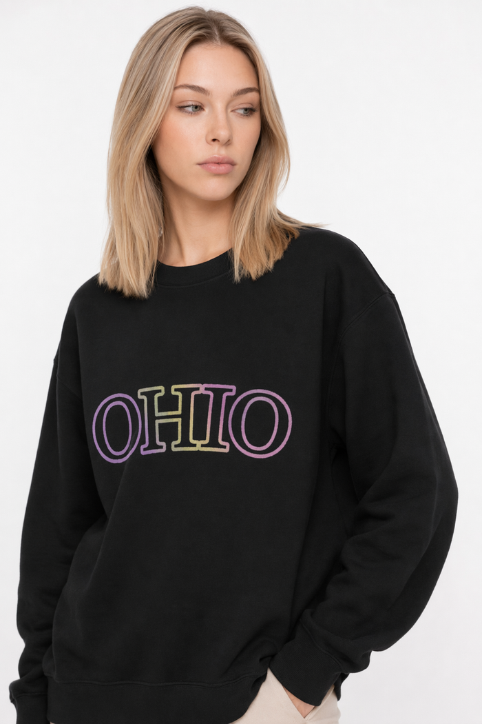 Gradient Ohio State Women's Pullover Sweatshirt Default