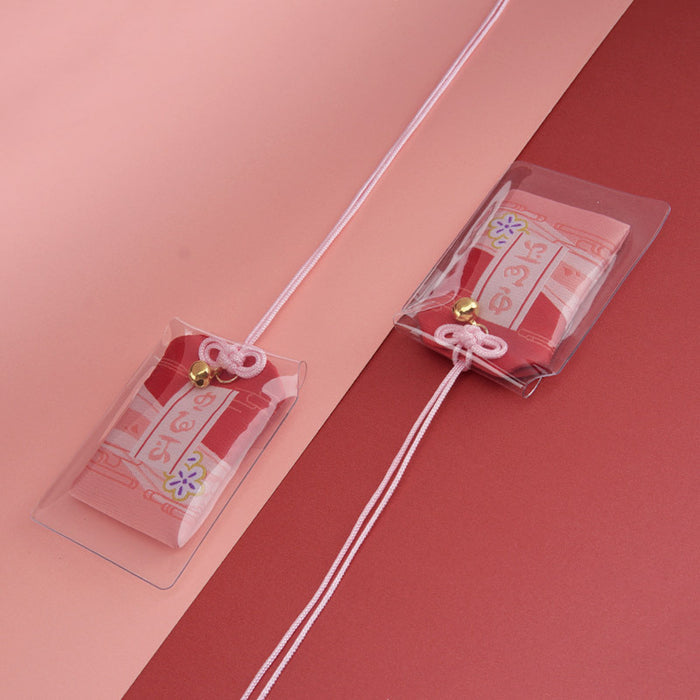 Grand Narukami Shrine Omamori for Genshin Impact: pink, red decorative hanging tags, cute decorative style