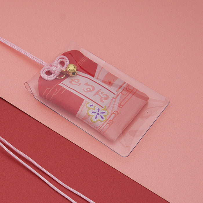 Grand Narukami Shrine Omamori for Genshin Impact: pink, red decorative hanging tags, cute decorative style