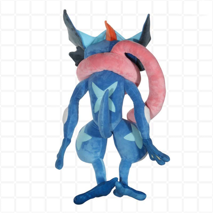 Greninja Plushie: High-Quality, Ideal Gift: blue, dark blue Greninja character, cartoon character plush style