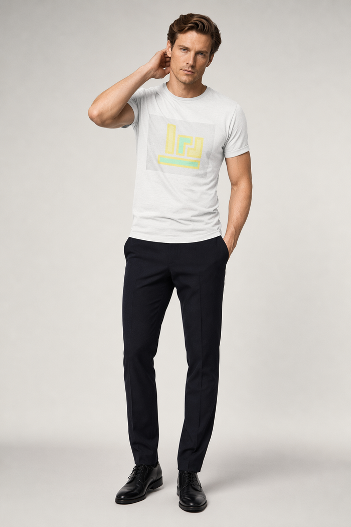 Grunge Block Men's Short Sleeve Gaming T-Shirt Default