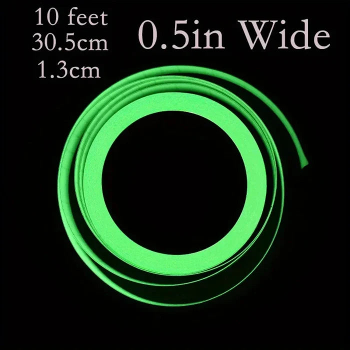 Halloween and Home Decoration Glow Tape, Enhance Your Spooky Décor: black, neon green collage of blacklight/neon-lit interior