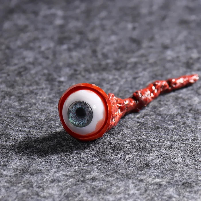 Halloween Eye Ball Gouged Out: red, white eyeballs, horror, realistic style