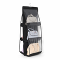 Hanging Handbag Organizer for a Neat and Tidy Closet Black