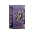 Hard Shell Genshin Impact Notebook: purple, black dragon emblem, fantasy cartoon style
