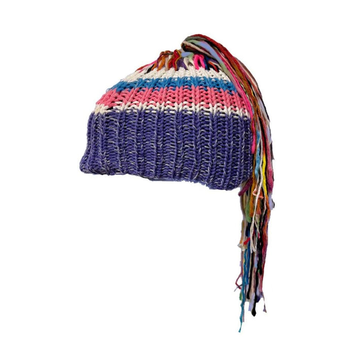 Helmet Rizz Dreadlocks Ski Helmet Cover: black, dark brown hat, novelty style