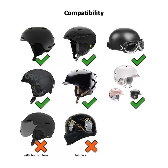 Helmet Rizz Dreadlocks Ski Helmet Cover: black, dark brown hat, novelty style