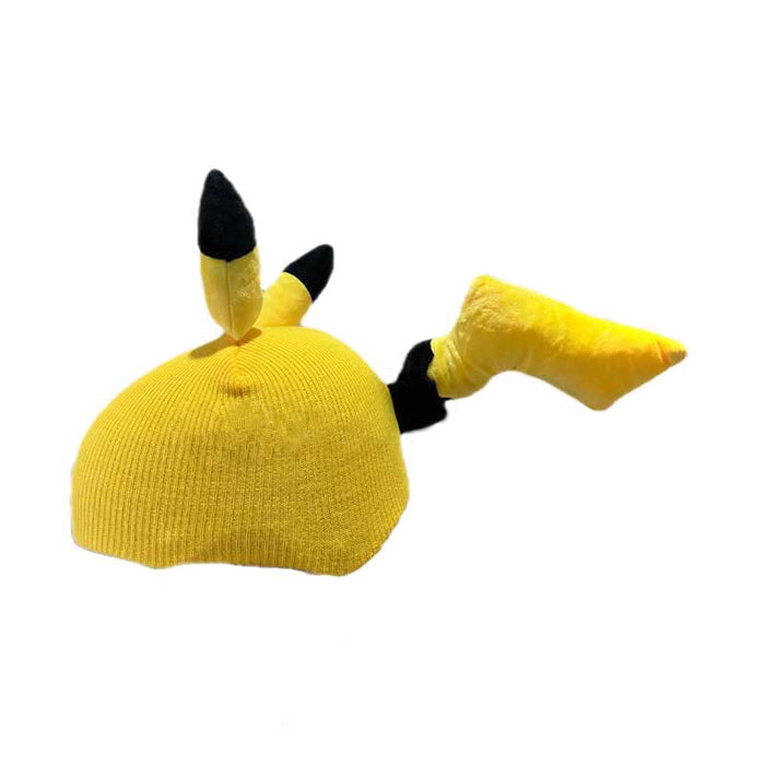 Helmet Rizz Pikachu Cover, Fun, Eye-catching, Durable: yellow, black Pikachu character, cartoon style