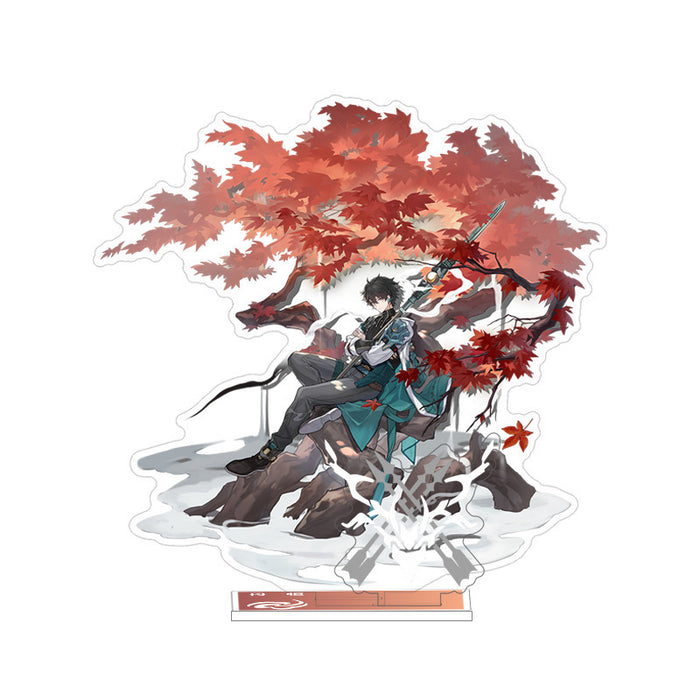 Honkai Star Rail Acrylic Standee: blue, purple fantasy/anime-style characters, colorful anime/game fantasy illustration style