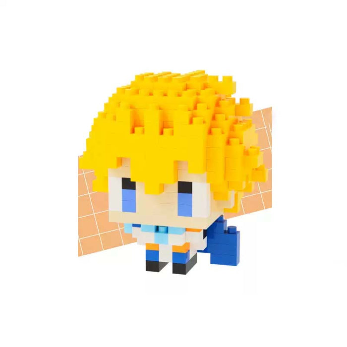 Honkai Star Rail DIY Character Figures: light gray, black cartoon character, pixelated cartoon style