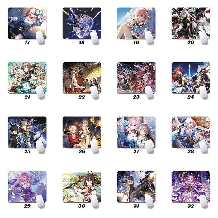 Honkai Star Rail Mouse Pad: Precise and Vibrant: multicolor, blue anime-style female characters, anime, fantasy, colorful ill