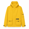 Hooded Windbreaker for Men Yellow