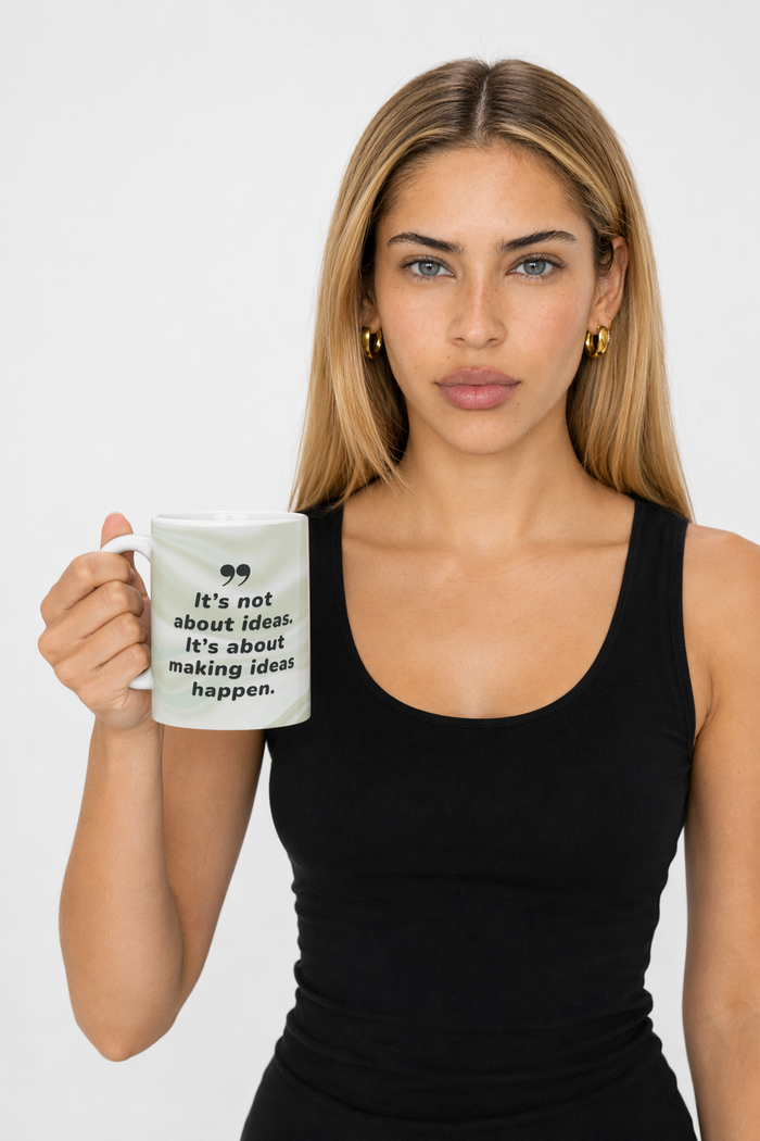 Idea Execution Coffee Tea Mug - Transforming Thoughts into Reality Default