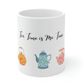 Indulge in Personal Time with Your Favorite Beverage Mug: white, black tea theme, cute cartoon style
